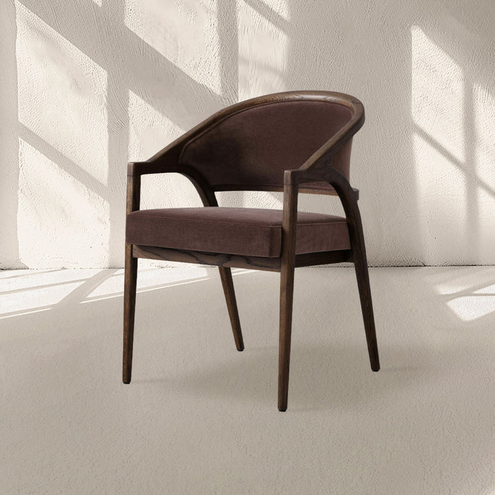 Aimee Upholstered Back Dining Arm Chair