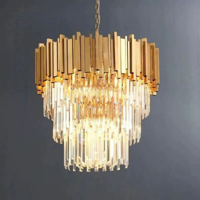 Bahay Antoine Crystal Round Chandelier