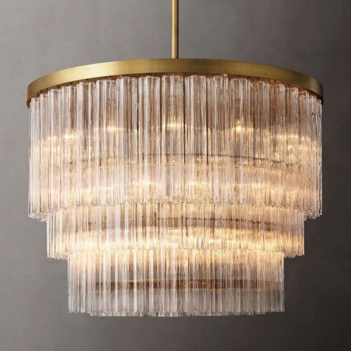 Besa 3-Tier Round Chandelier 48”