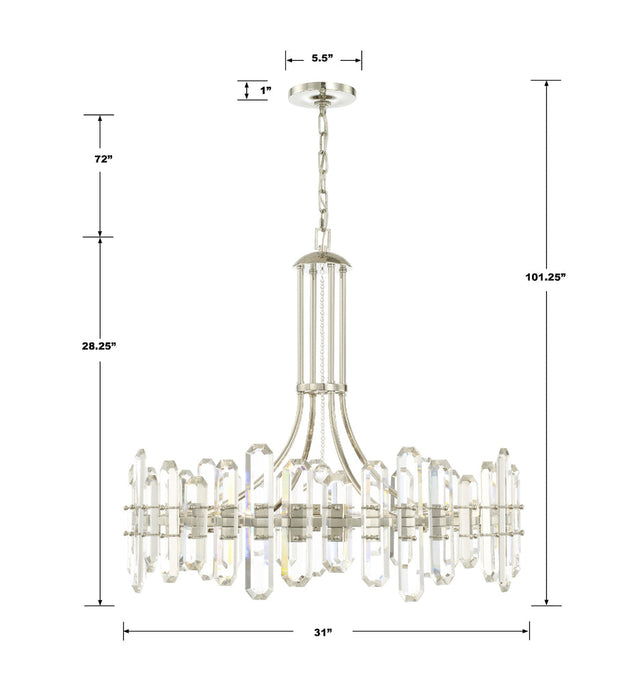 Baird 12 Light Chandelier