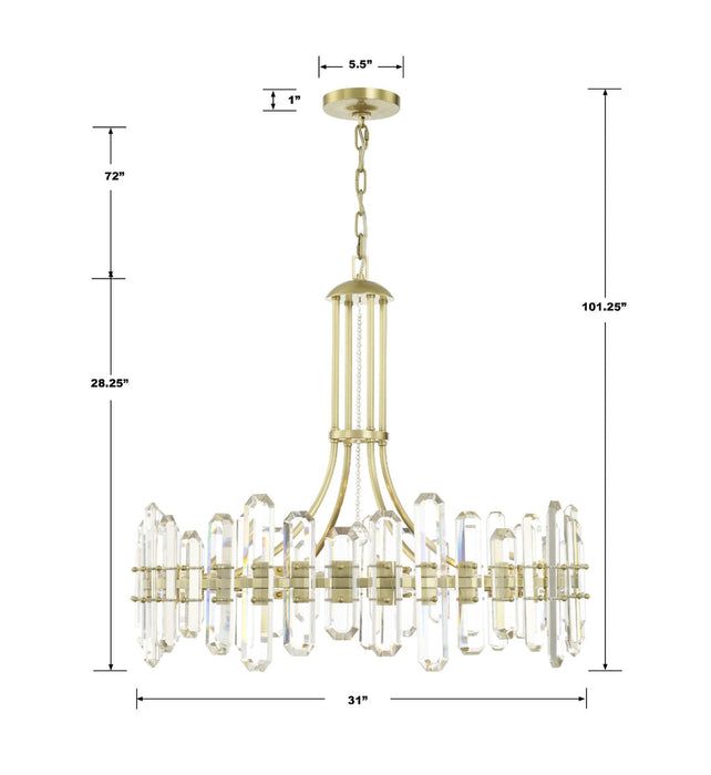 Baird 12 Light Chandelier