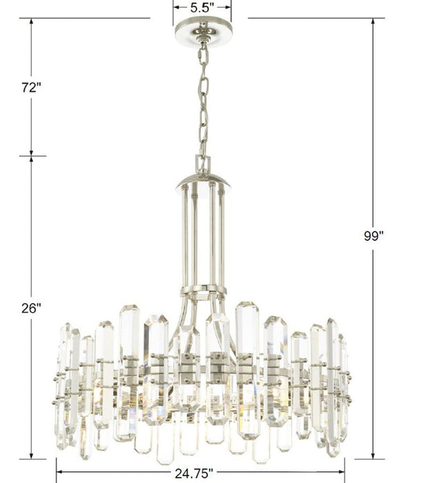 Baird 8 Light Chandelier