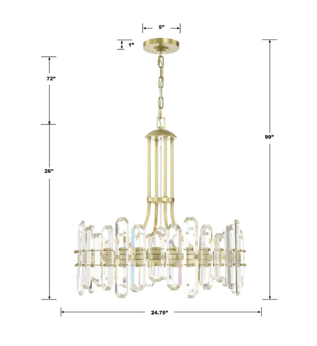 Baird 8 Light Chandelier