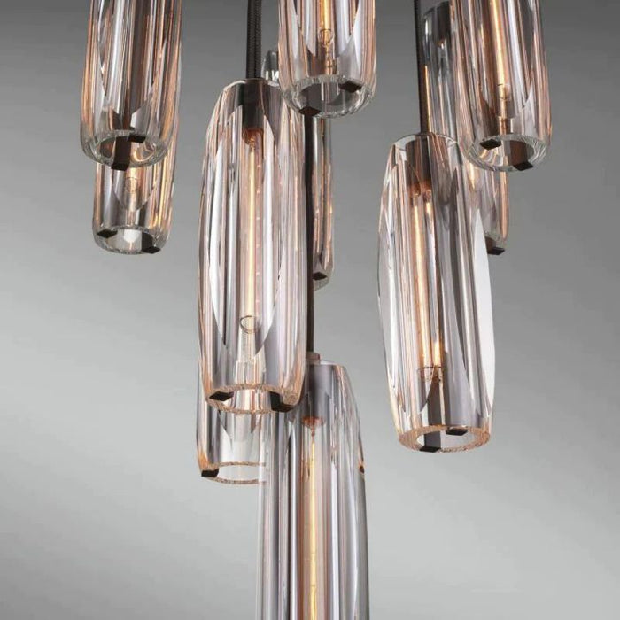 Camellia Crystal 10-Light Round Chandelier