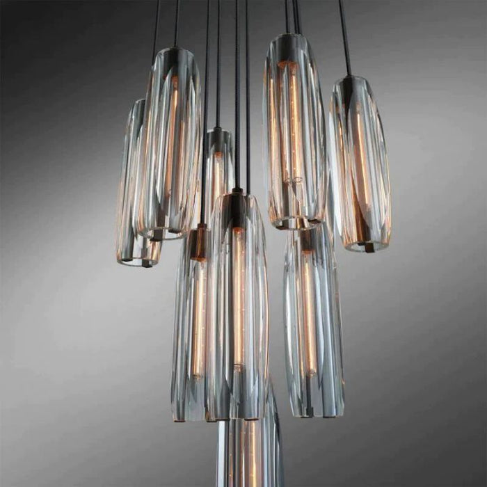 Camellia Crystal 10-Light Round Chandelier