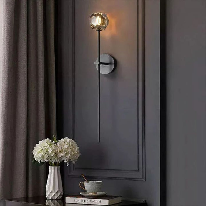 Crysball Glass Grand Wall Sconce