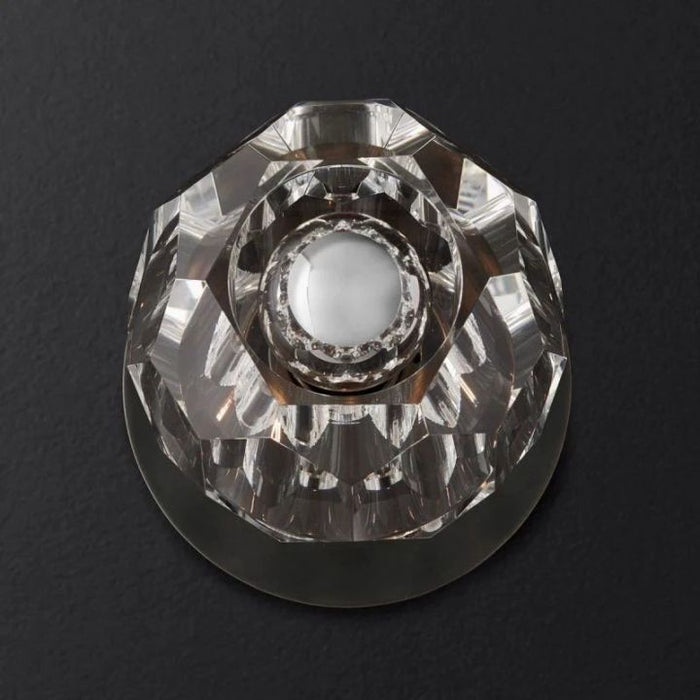 Crysball Clear Glass Petite Wall Sconce