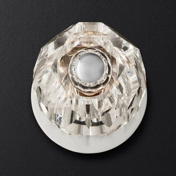 Crysball Clear Glass Petite Wall Sconce