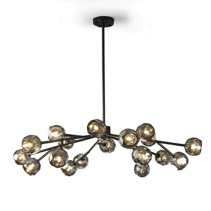 Crysball Glass Round Chandelier 48"