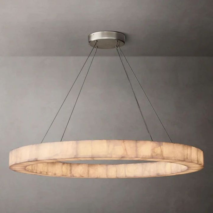 Derive Calcite Round Chandelier 31"40"60"