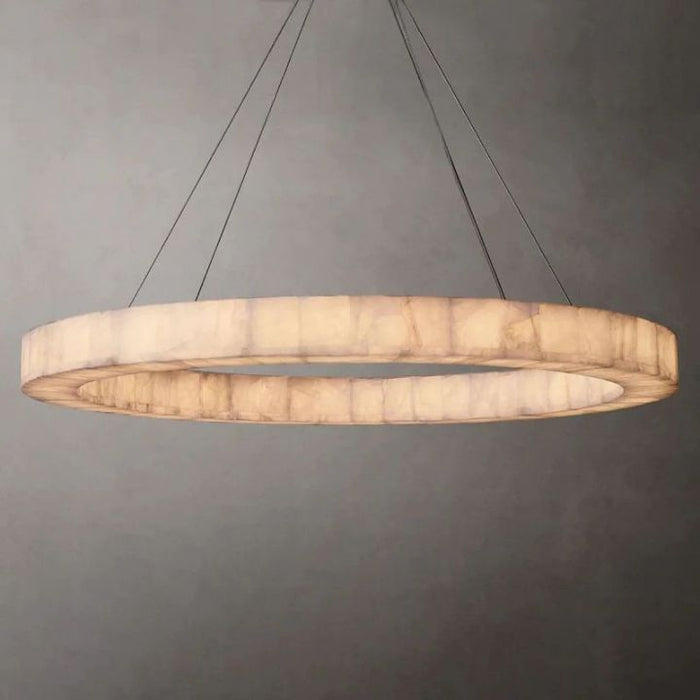 Derive Calcite Round Chandelier 31"40"60"