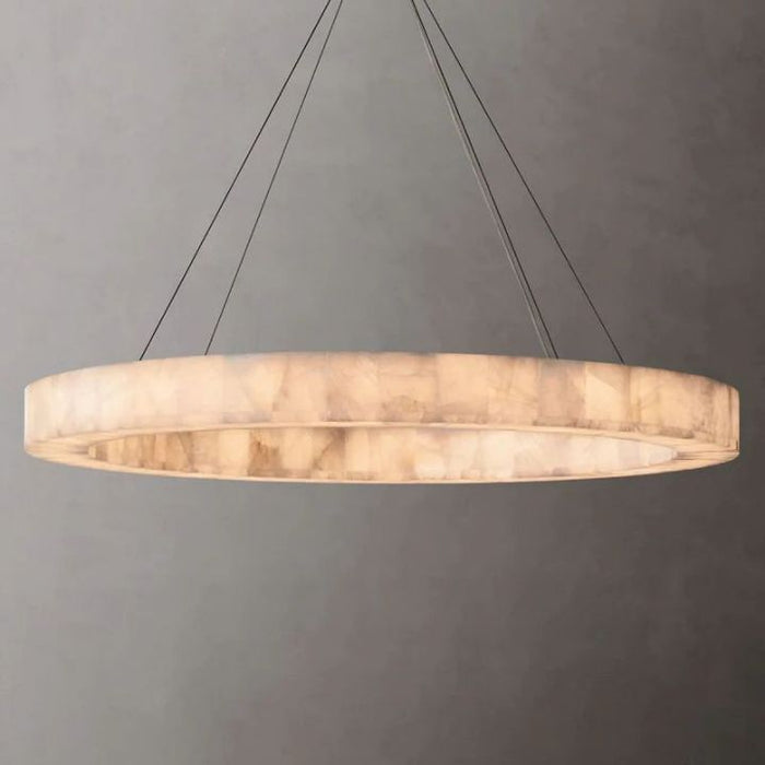 Derive Calcite Round Chandelier 31"40"60"