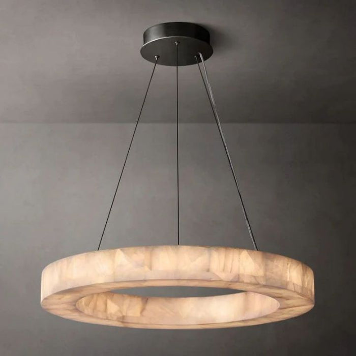 Derive Calcite Round Chandelier 31"40"60"