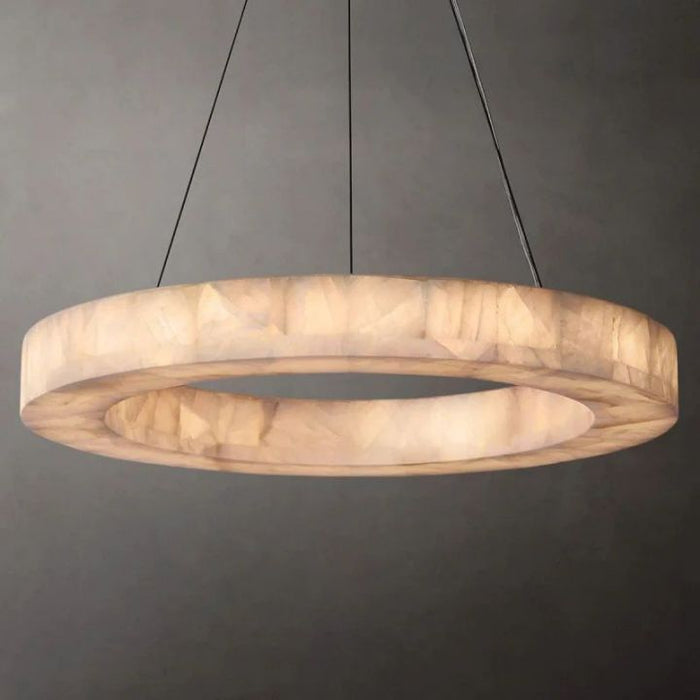 Derive Calcite Round Chandelier 31"40"60"