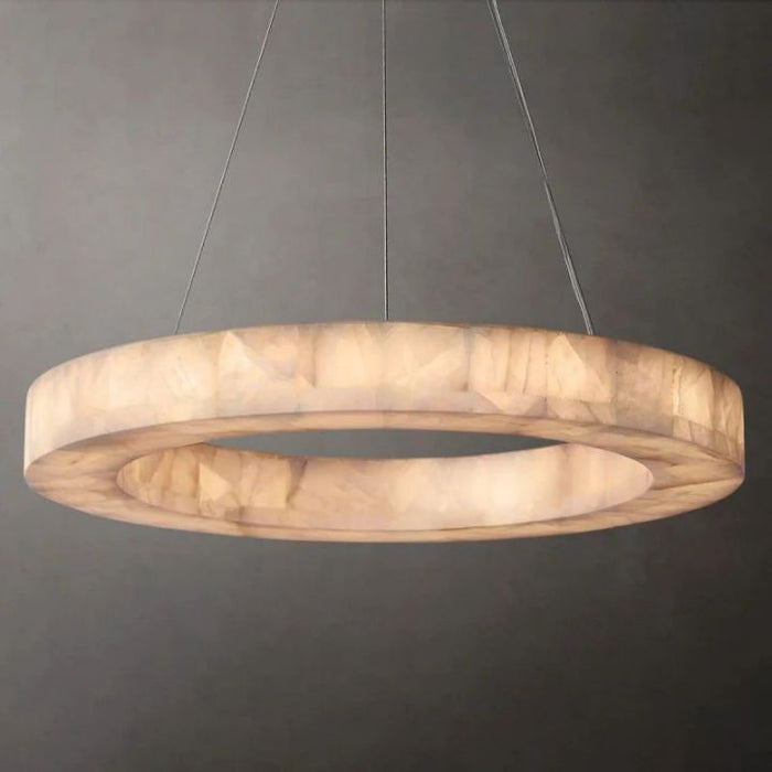 Derive Calcite Round Chandelier 31"40"60"