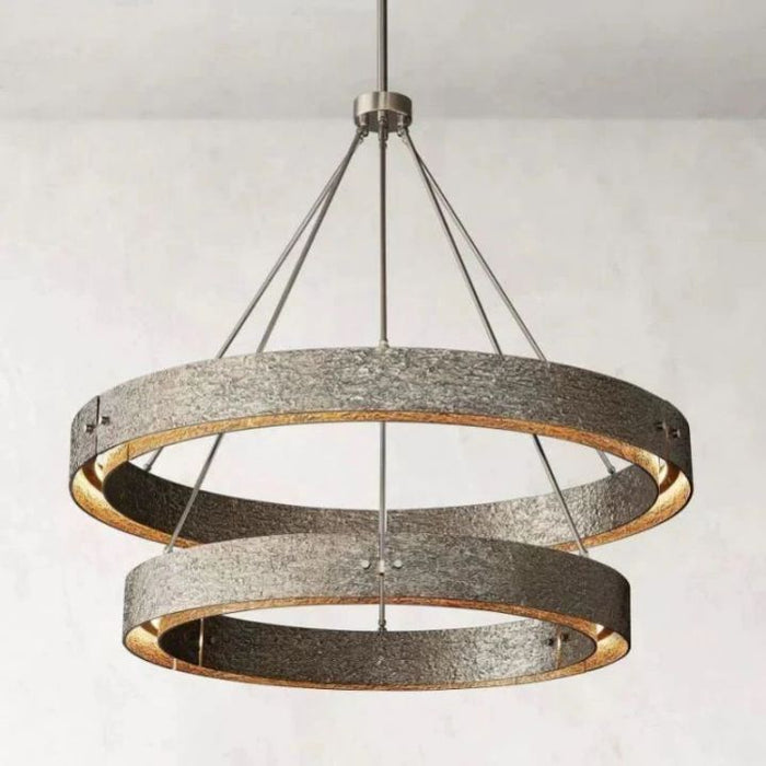 Elena 2-Tier Round Chandelier 60"