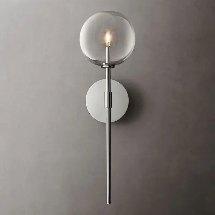 Glass Globe Sconce