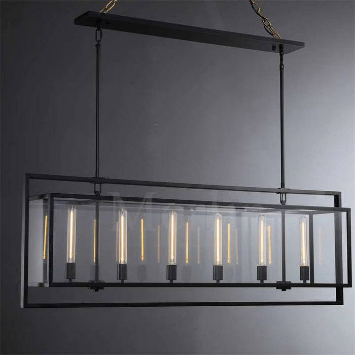 Lykke Glass chandelier for Living room, Dining Table