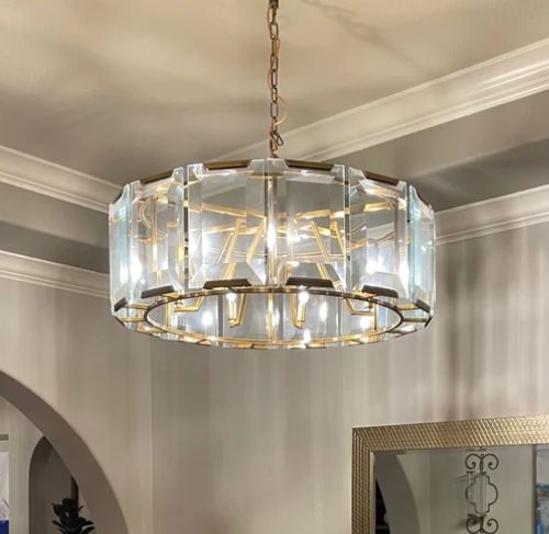 Aubrey Crystal Round Chandelier