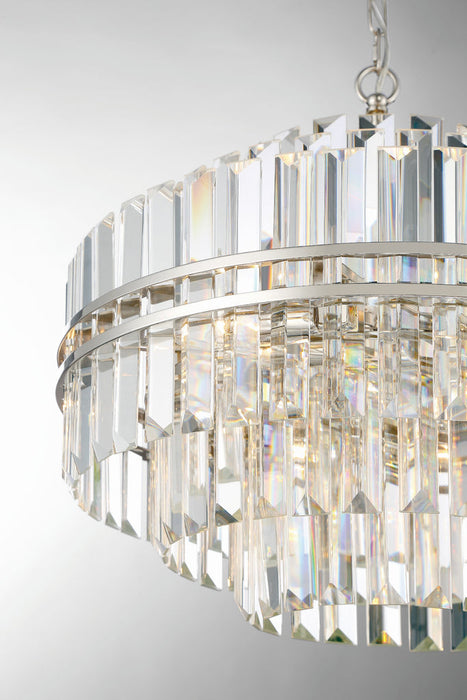 Hayes Round Crystal 12 Light Chandelier