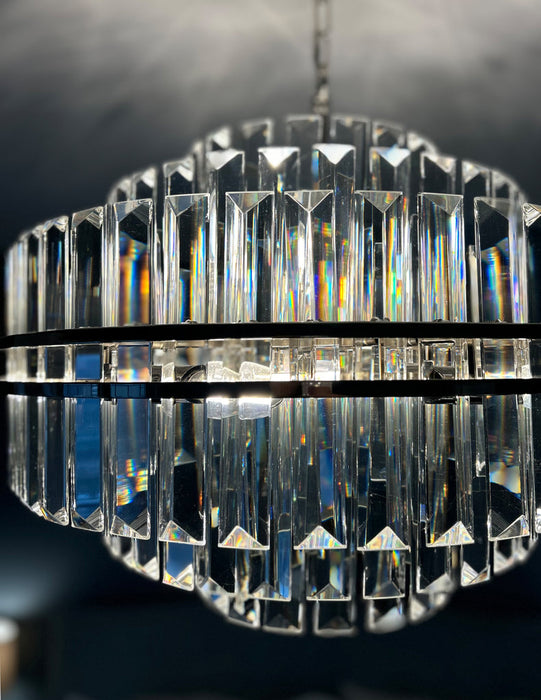 Hayes Round Crystal 12 Light Chandelier