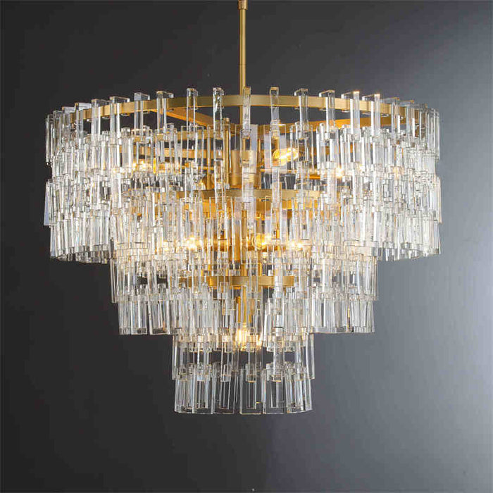 Arrebol Crystal Chandelir for Living Room Bedroom, Kitchen Island