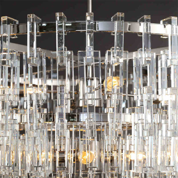 Arrebol Crystal Chandelir for Living Room Bedroom, Kitchen Island