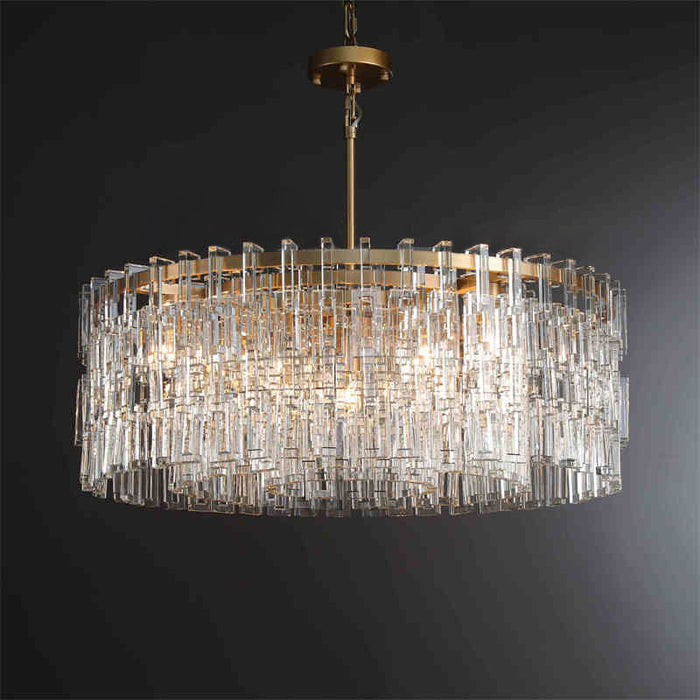 Arrebol Crystal Chandelir for Living Room Bedroom, Kitchen Island