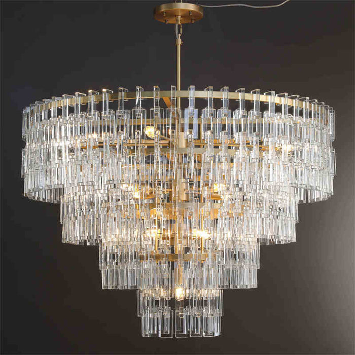 Arrebol Crystal Chandelir for Living Room Bedroom, Kitchen Island