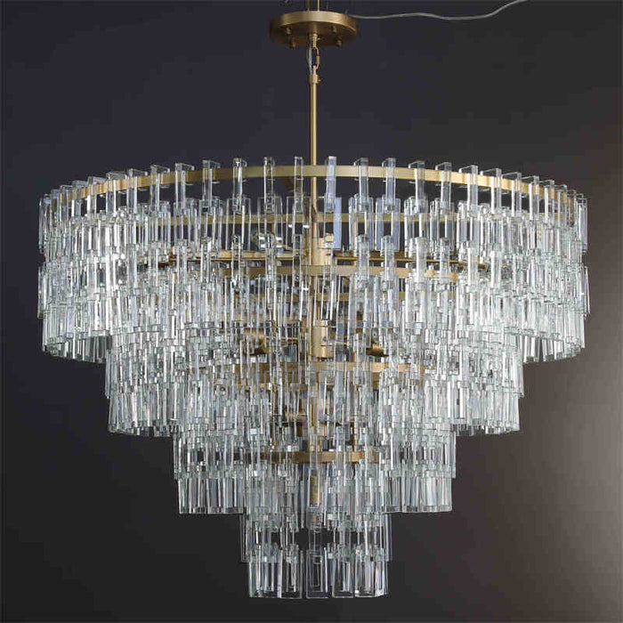 Arrebol Crystal Chandelir for Living Room Bedroom, Kitchen Island