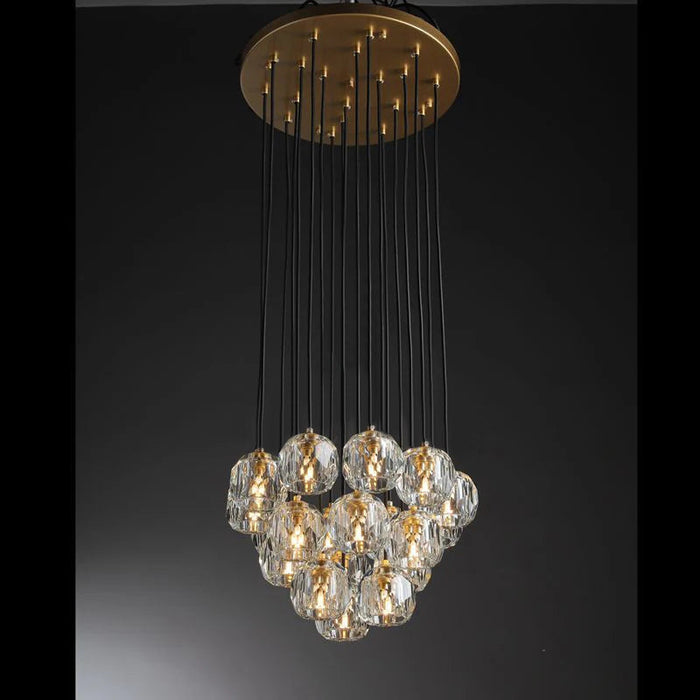 Crysball Series Glass Chandelier