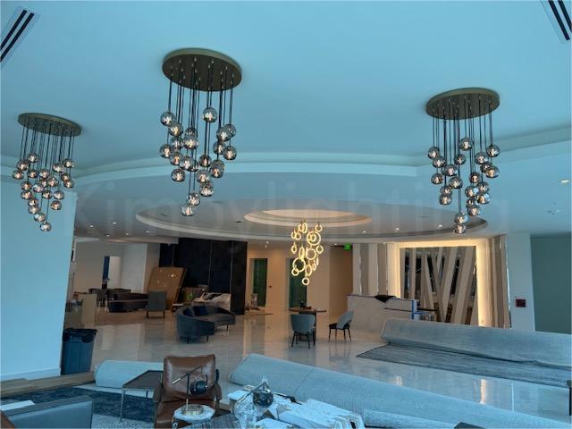 Crysball Series Glass Chandelier