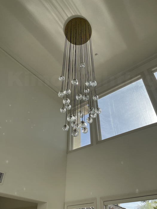 Crysball Series Glass Chandelier