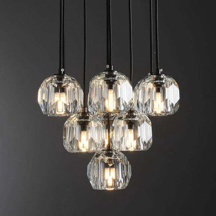 Crysball Series Glass Chandelier