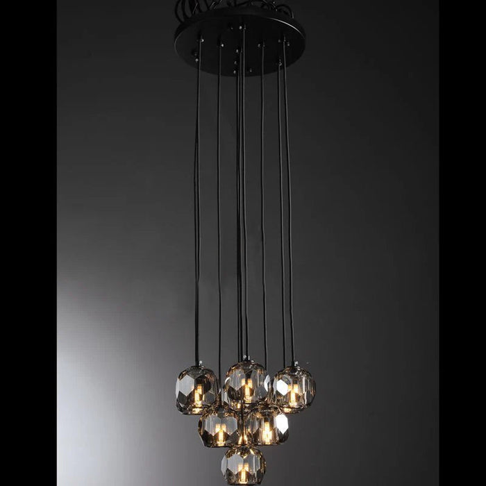 Crysball Series Glass Chandelier