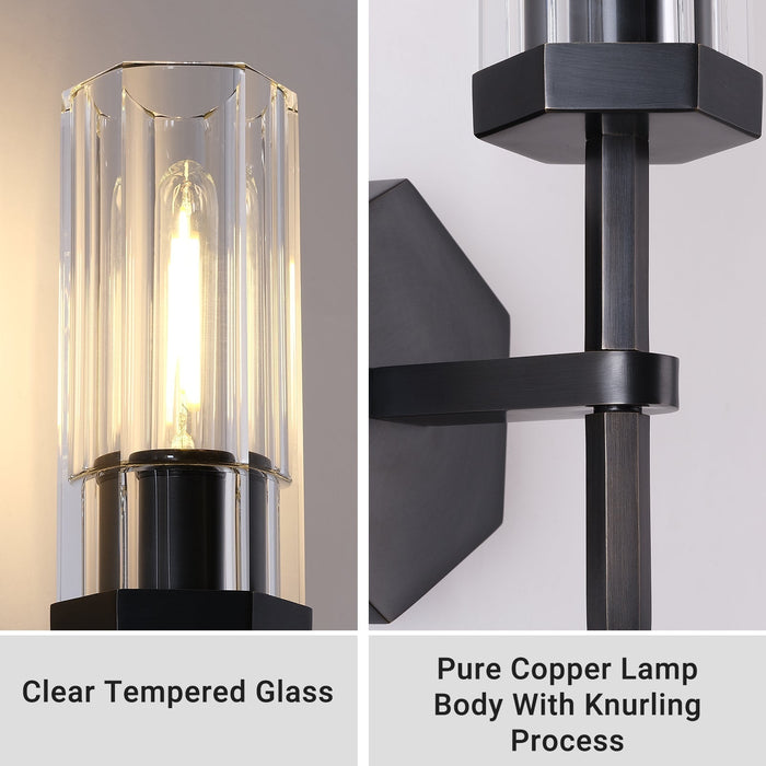 Liminous Polygonal Crystal Series Wall Sconce