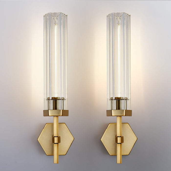 Liminous Polygonal Crystal Series Wall Sconce