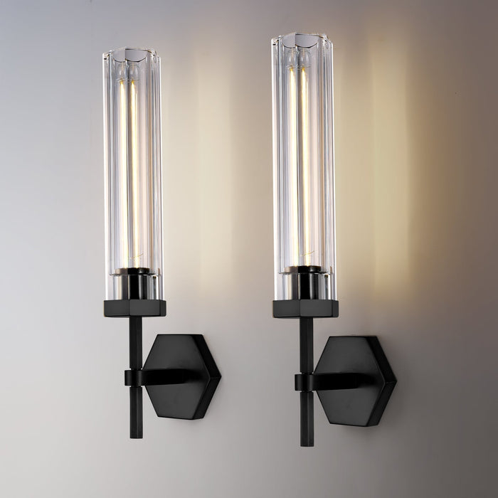 Liminous Polygonal Crystal Series Wall Sconce