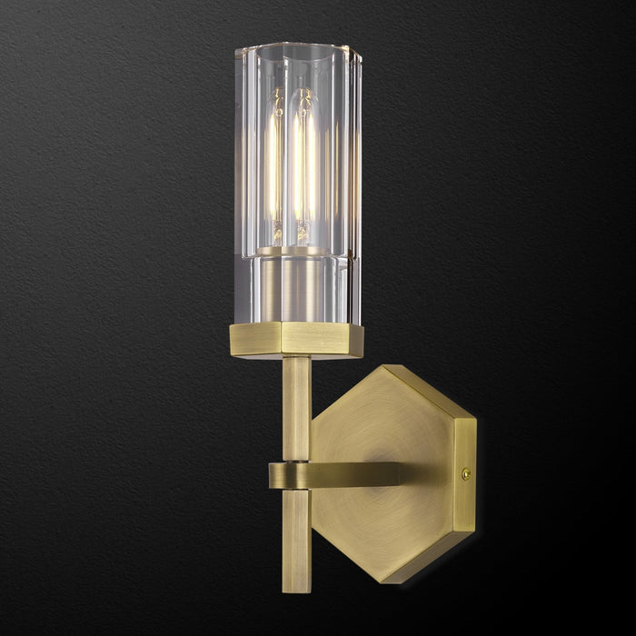 Liminous Polygonal Crystal Series Wall Sconce