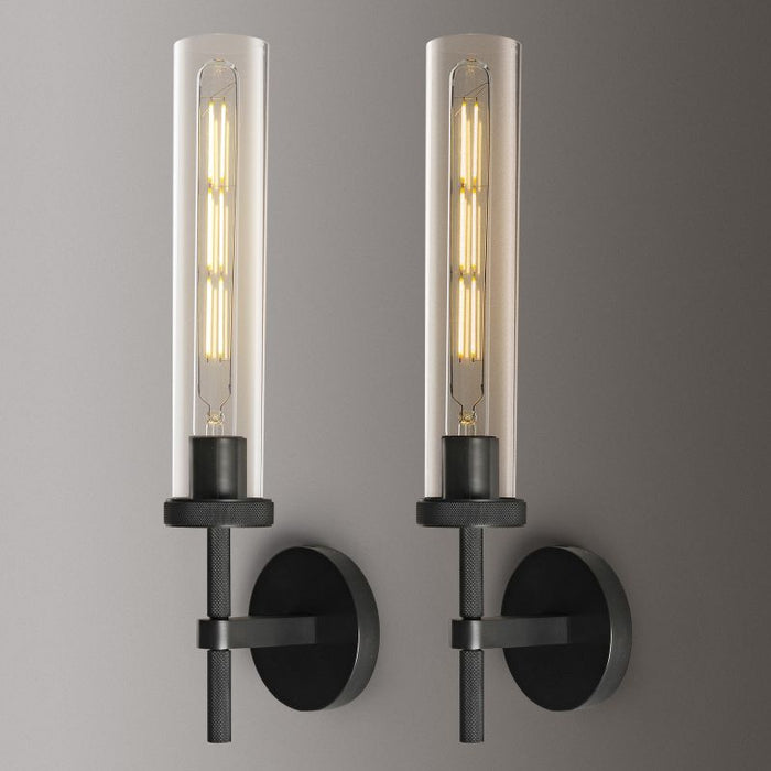 Liminous Round Shade Glass Series Wall Sconce