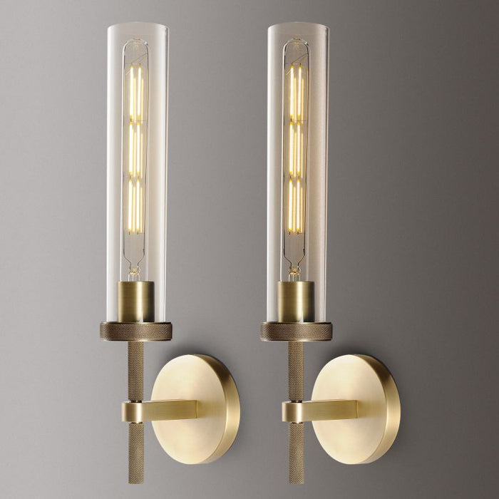 Liminous Round Shade Glass Series Wall Sconce