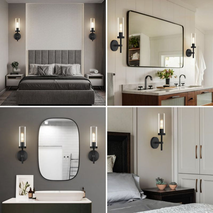 Liminous Round Shade Glass Series Wall Sconce