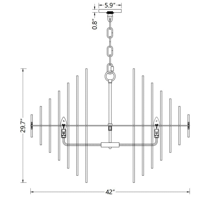 Serein Series Sculpture Chandelier