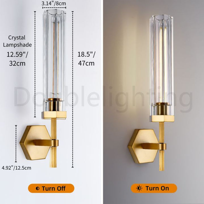 Liminous Hexagonal Grand Wall Sconce