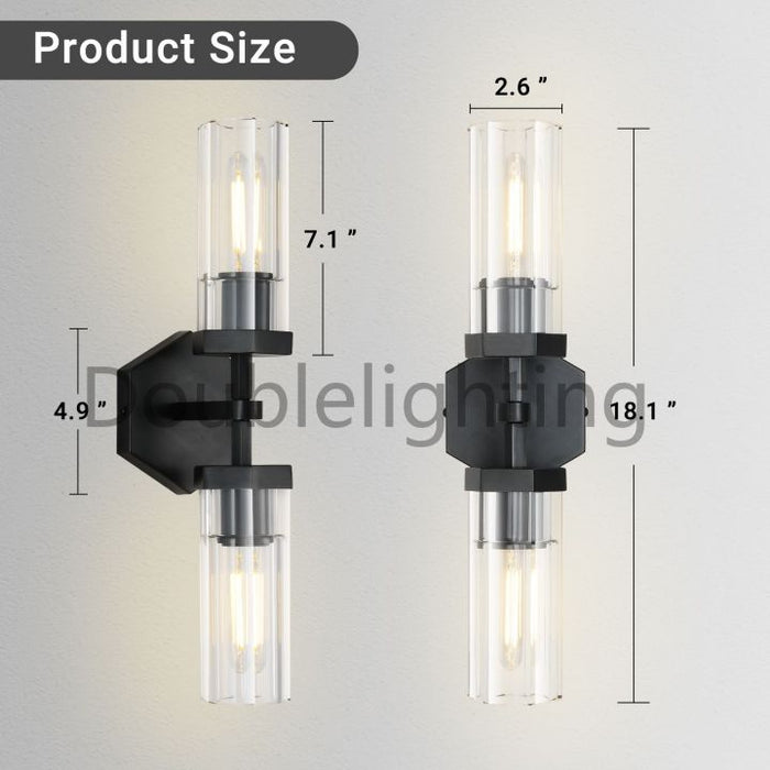 Liminous Hexagonal Linear Short Wall Sconce