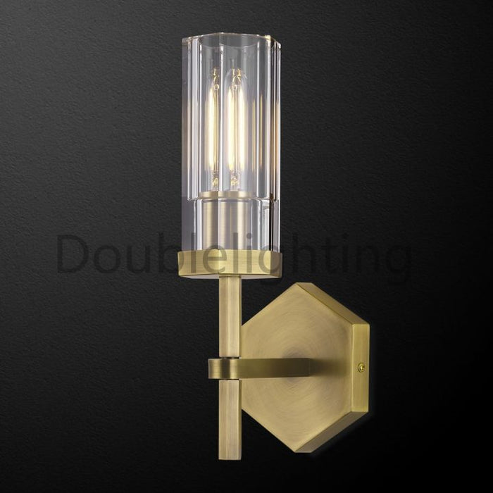 Liminous Hexagonal Short Wall Sconce