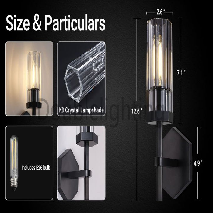 Liminous Hexagonal Short Wall Sconce