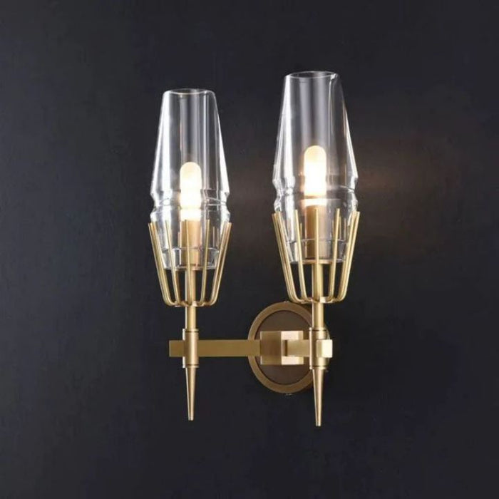 Meraki Crystal Double Wall Sconce