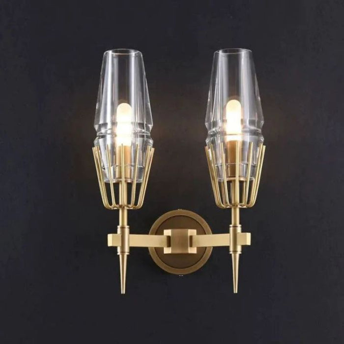 Meraki Crystal Double Wall Sconce