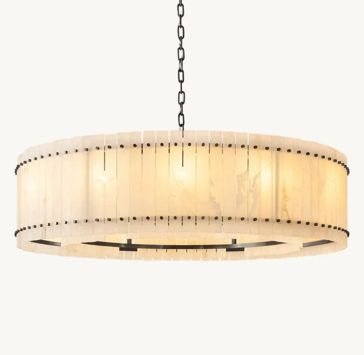 San Marc Alabaster Round Chandelier